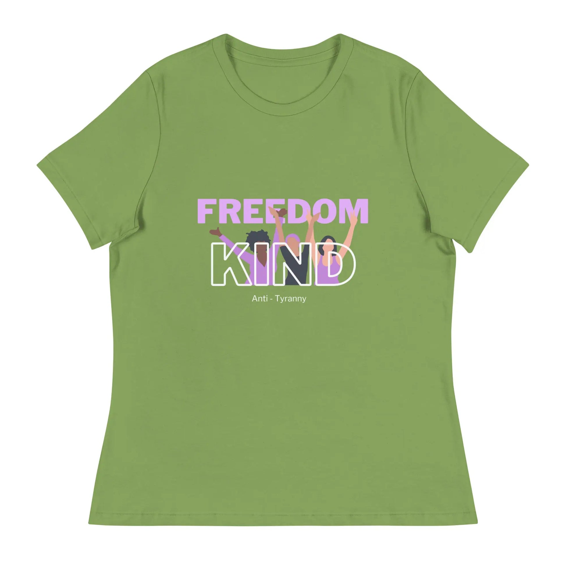 Women's Relaxed T-Shirt: Anti-Tyranny Celebration | Freedom Kind Apparel - Image #5