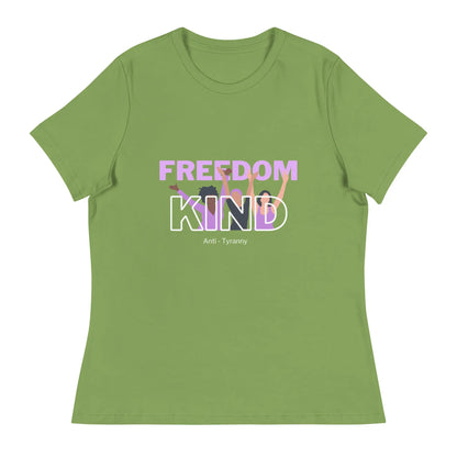 Women's Relaxed T-Shirt: Anti-Tyranny Celebration | Freedom Kind Apparel - Image #5