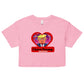 I love Trump 2 | Women’s crop top - Image #1