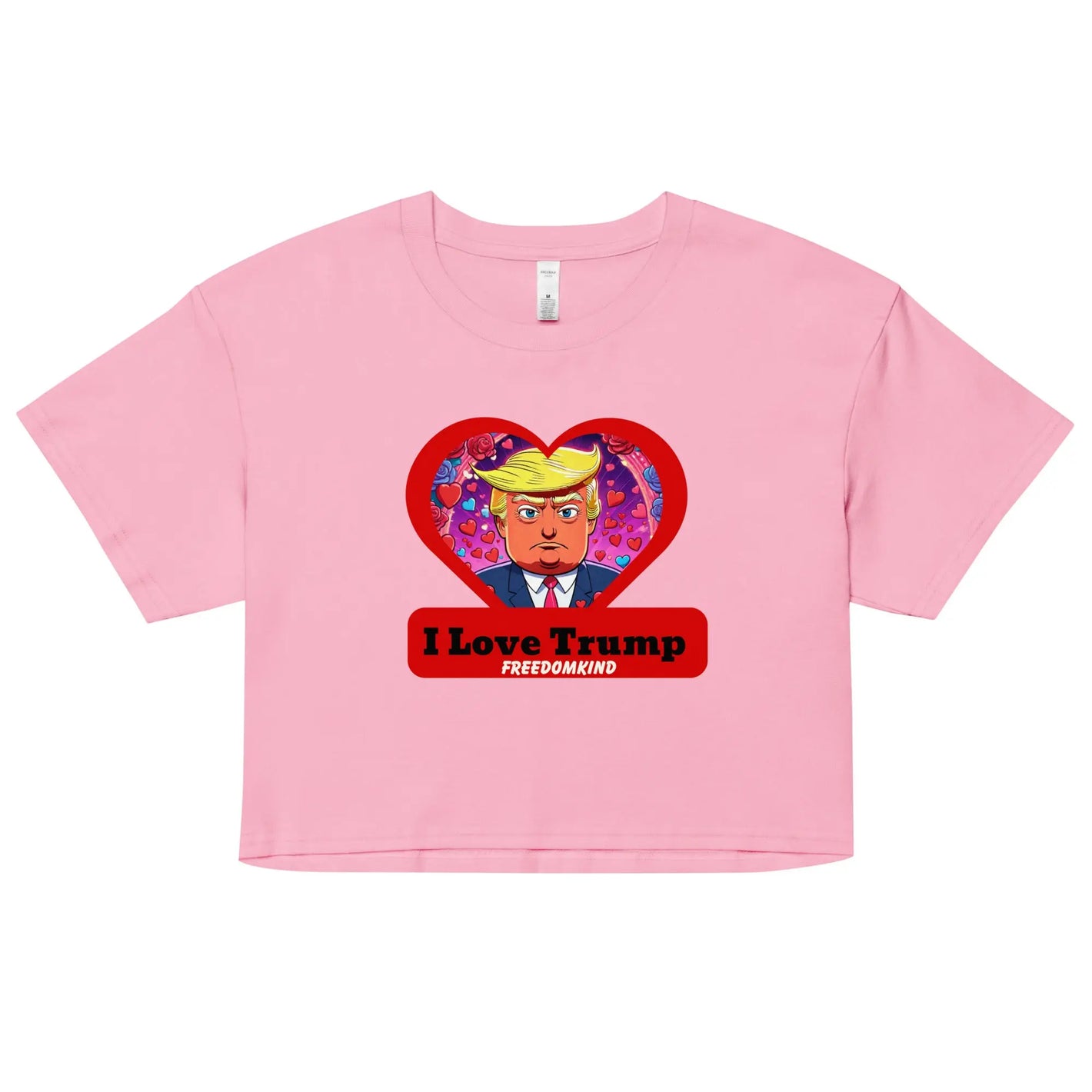 I love Trump 2 | Women’s crop top - Image #1