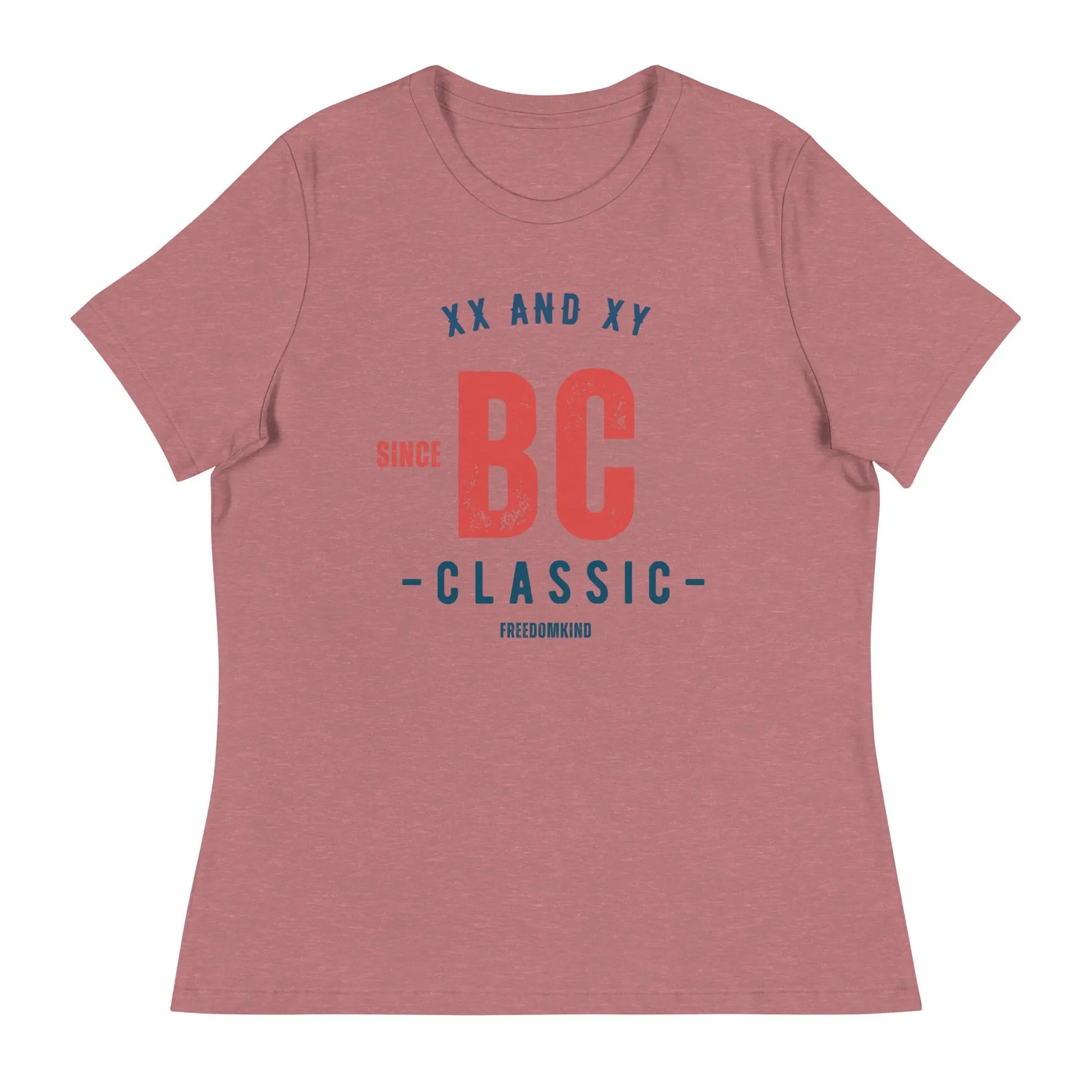 Women's Relaxed T-Shirt: 'XX & XY Since BC - Classic' | Freedom Kind - Image #5