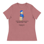 Joe Biden Quote Women's Relaxed T-Shirt: 'I Don't Know About You, But I'm Gonna Go To Bed.' | Freedom Kind - Image #5