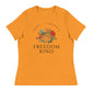 Freedom Kind Anti - Tyranny Spring Flowers Women's Relaxed T-Shirt - Image #10