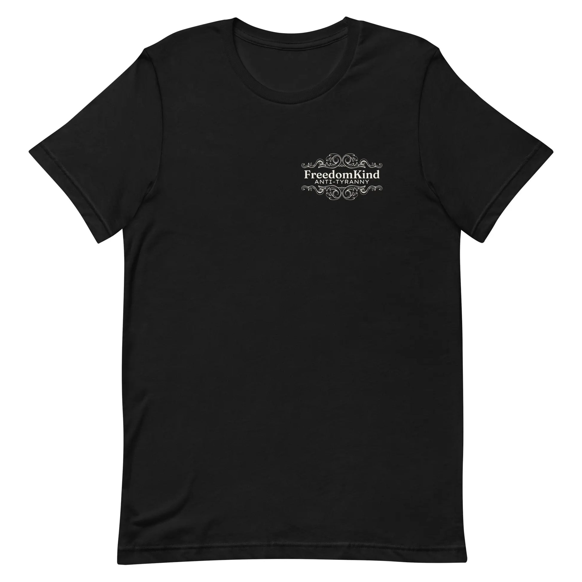 Freedom Kind Anti - Tyranny Scroll Logo T-shirt - Image #2