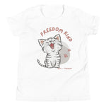 Freedom Kind Anti - Tyranny Kitten Youth Short Sleeve T-Shirt - Image #9