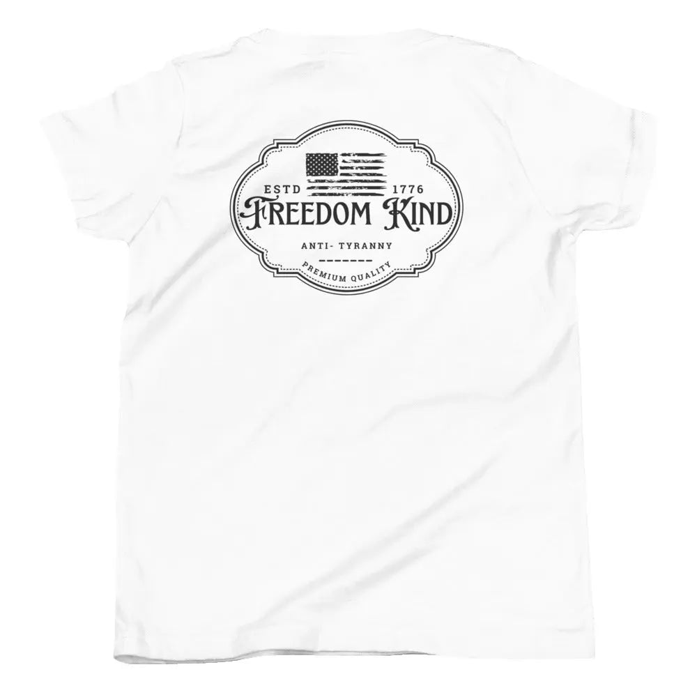 Anti-Tyranny 'Premium Quality' Youth Short Sleeve T-Shirt | Freedom Kind Apparel - Image #29