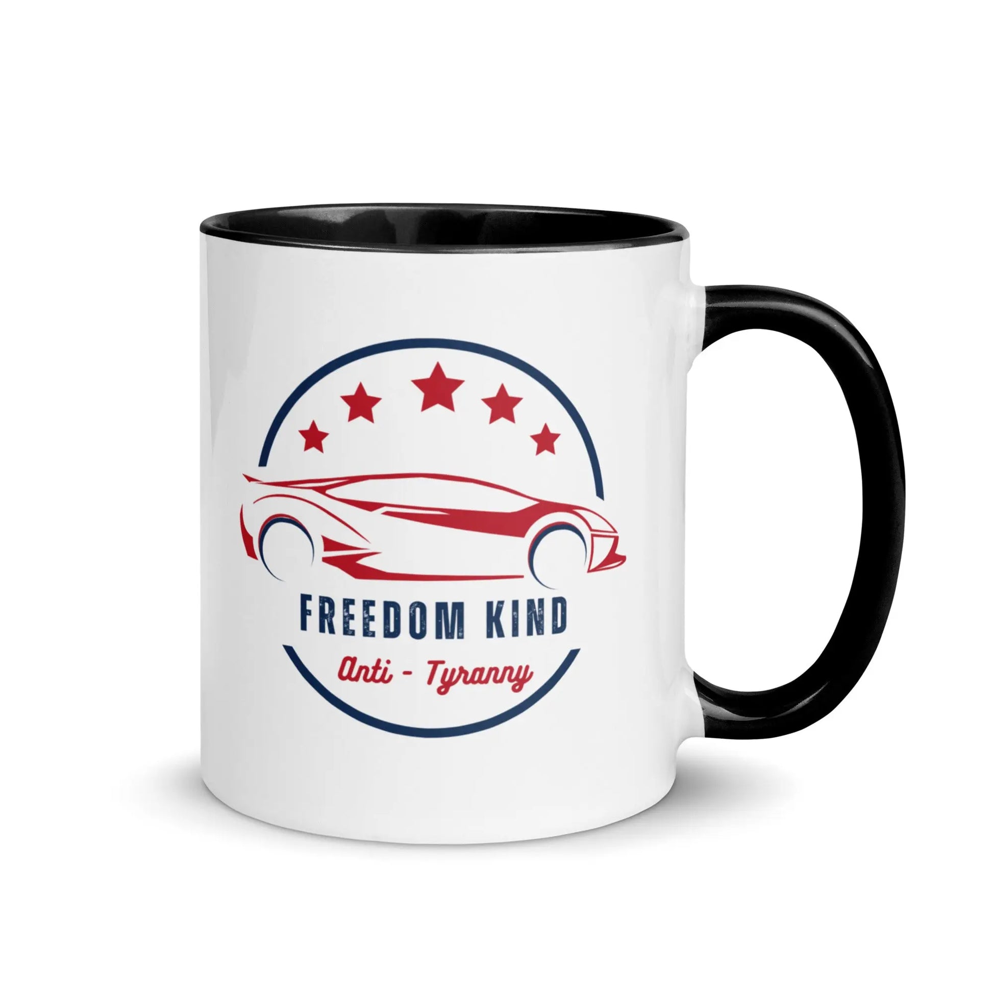 Anti - Tyranny Racing Sports Car | Mug with Color Inside - Image #13