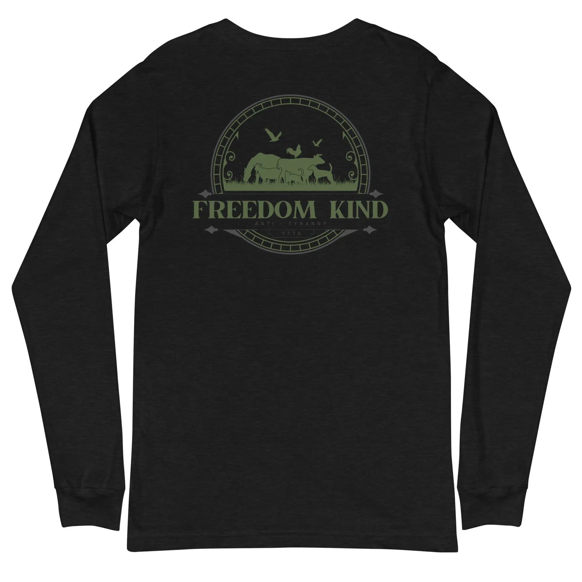 Unisex Long Sleeve Tee: Farm Theme | Freedom Kind Apparel - Image #3