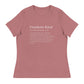 Freedom Kind Definition Women's Relaxed T-Shirt - Image #7
