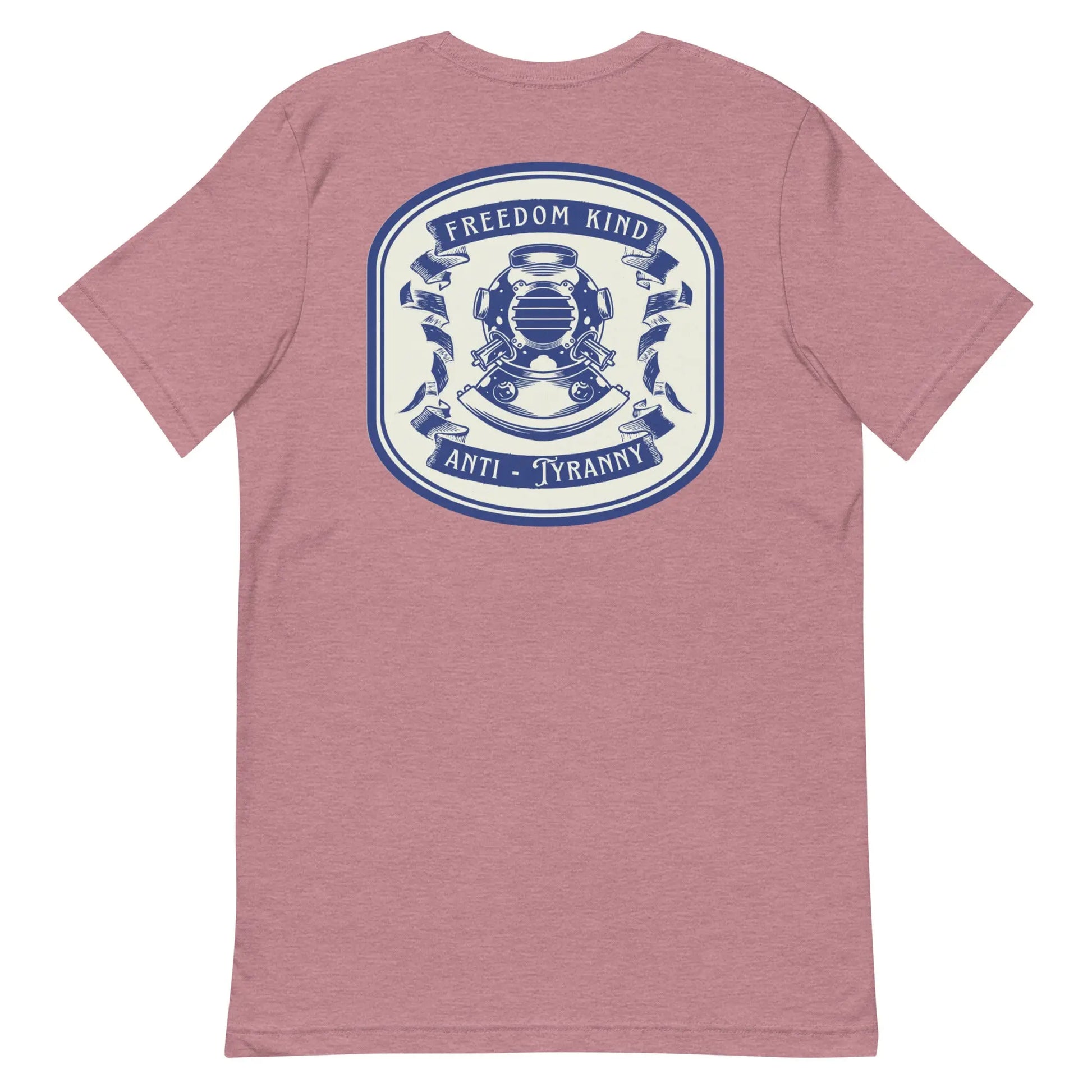 Freedom Kind Anti - Tyranny Vintage Scuba Logo T-shirt - Image #17