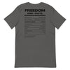 Freedom Kind Facts | Men's T-Shirt - Asphalt