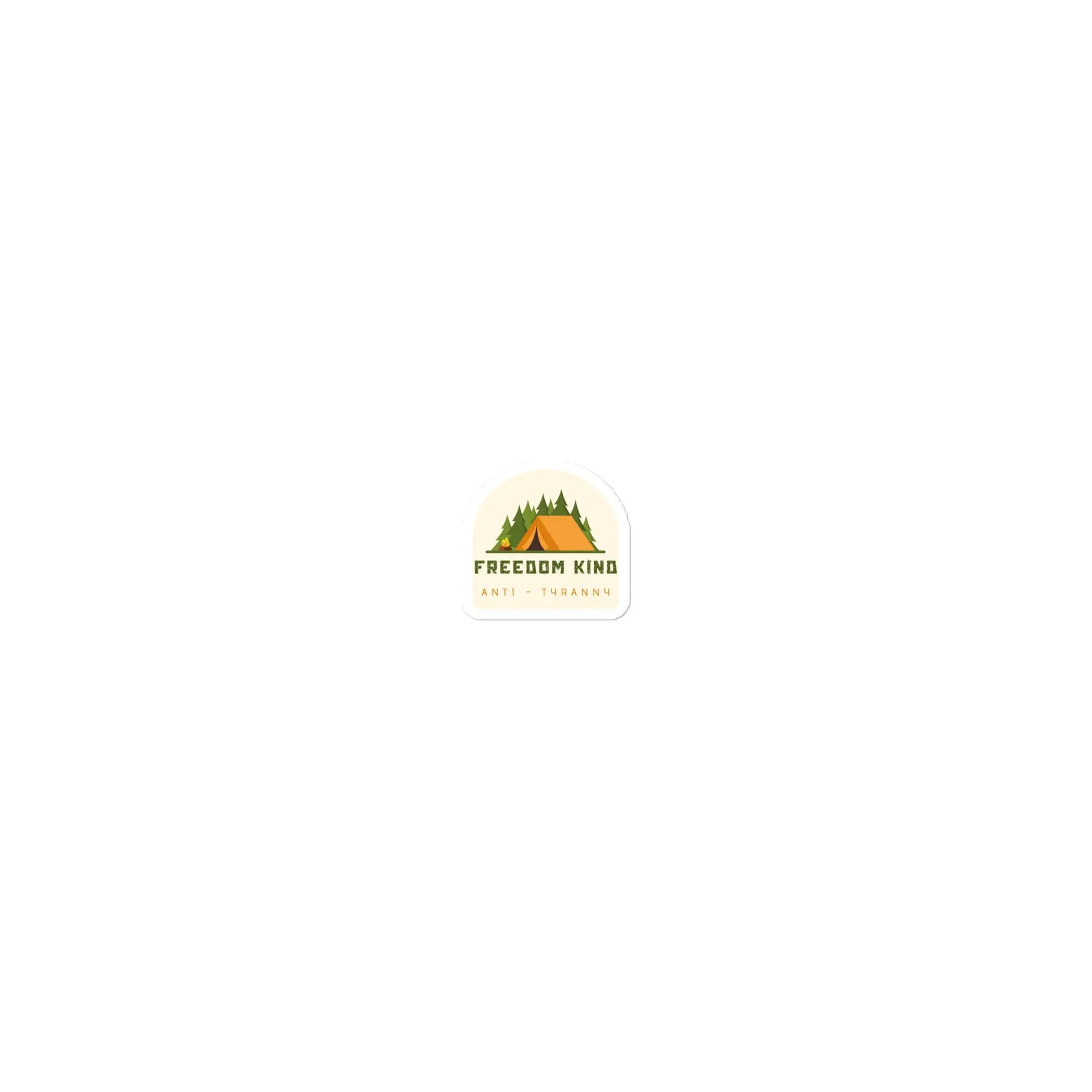 Anti-Tyranny Camping Bubble-free Stickers | Freedom Kind - Image #4