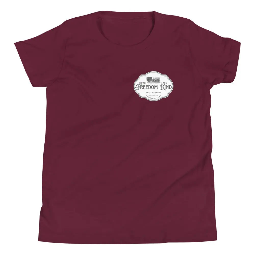 Anti-Tyranny 'Premium Quality' Youth Short Sleeve T-Shirt | Freedom Kind Apparel - Image #6