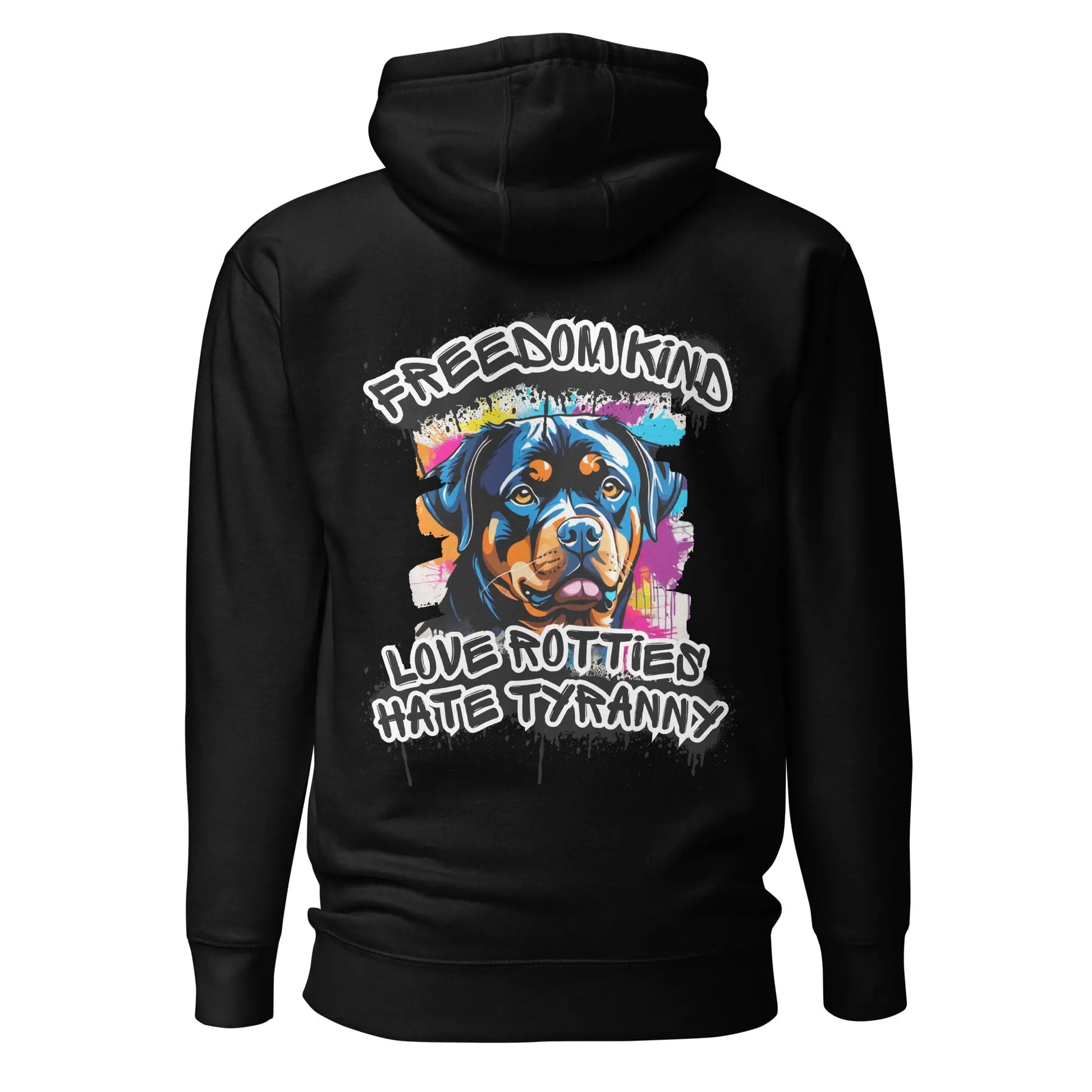 Love Rotties, Hate Tyranny | Men's Hoodie - Image #3