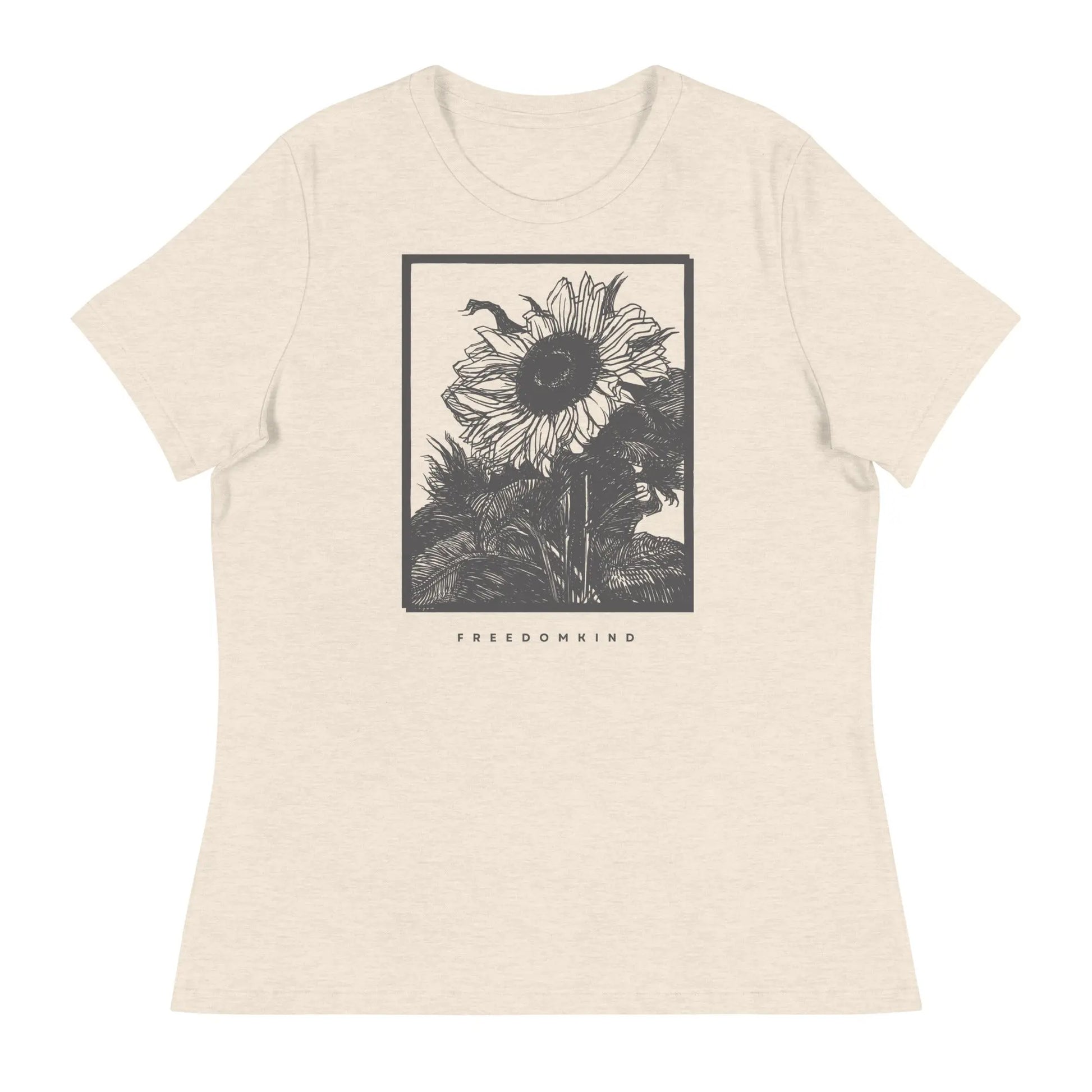Women's Relaxed T-Shirt with Sunflower Design | Freedom Kind Apparel - Image #24