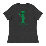 'We're Finally Real' Aliens Women's Relaxed T-Shirt | Freedom Kind Apparel - Image #1