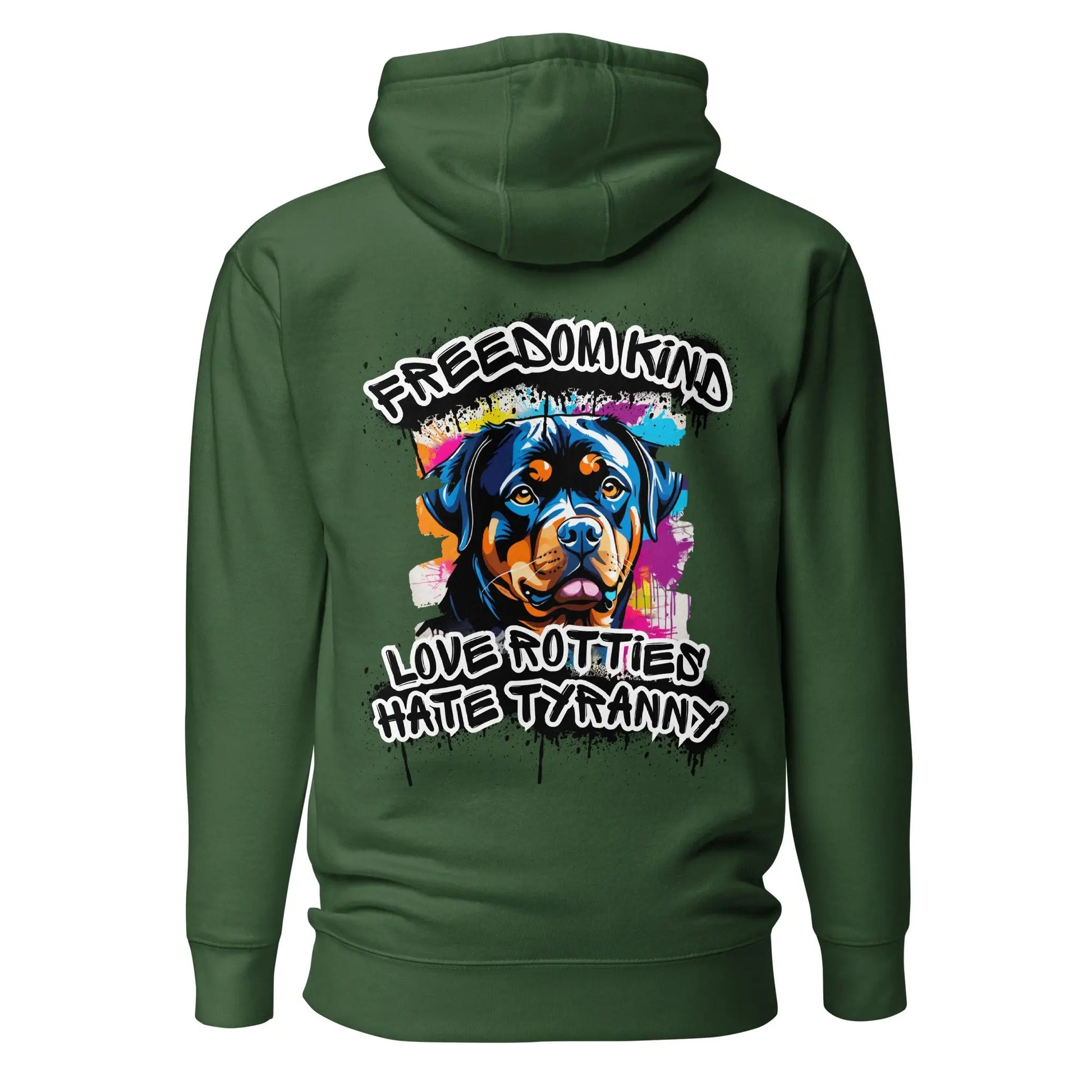 Love Rotties, Hate Tyranny | Men's Hoodie - Image #15