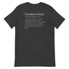 Freedom Kind Definition | Men's T-shirt - Dark Grey Heather