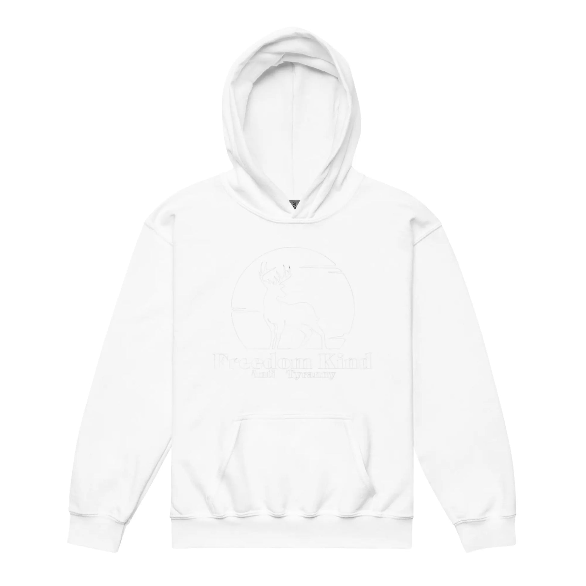 Youth Heavy Blend Hoodie: Moonlit Buck | Freedom Kind Apparel - Image #4