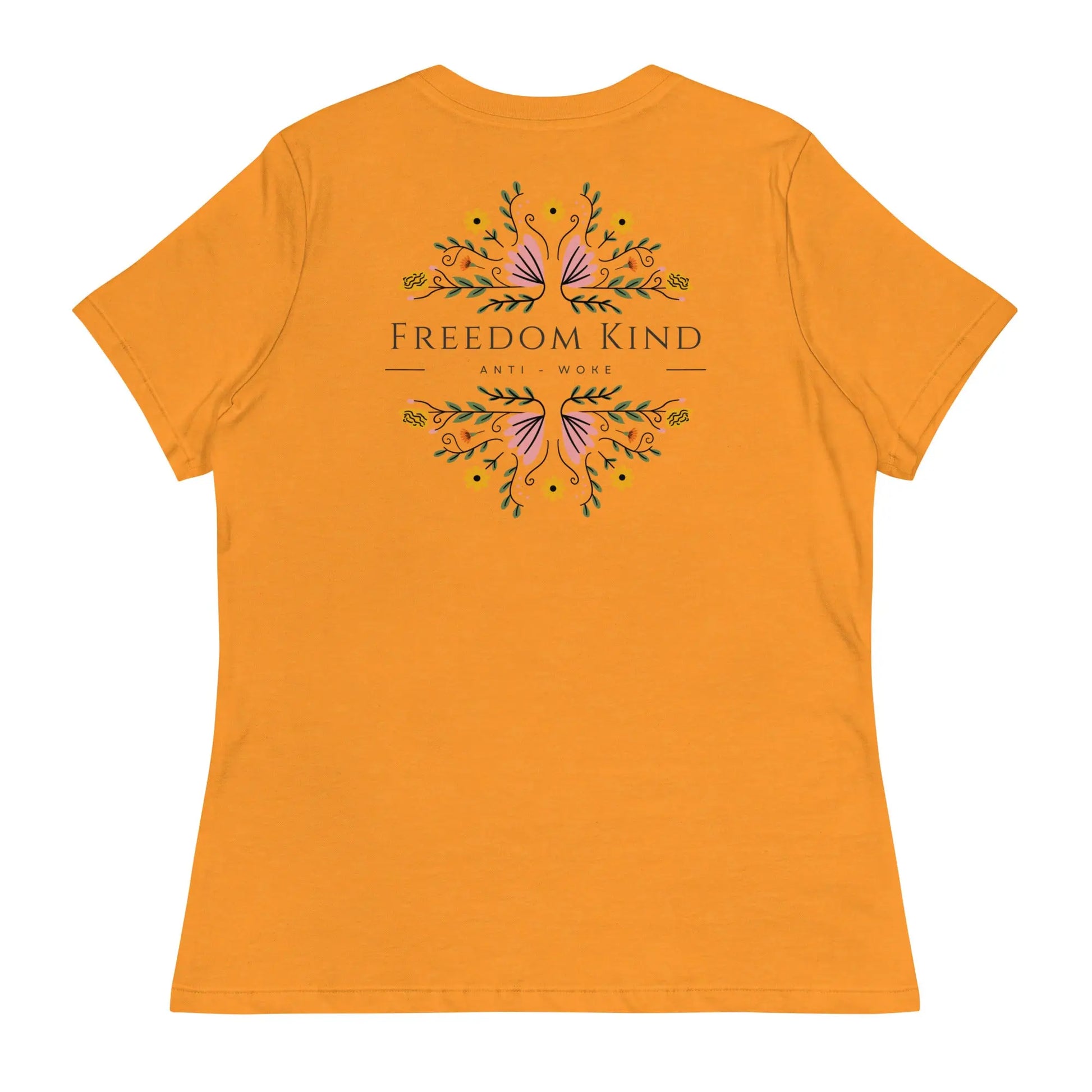 Freedom Kind Anti - Woke Women's Relaxed T-Shirt - Image #17