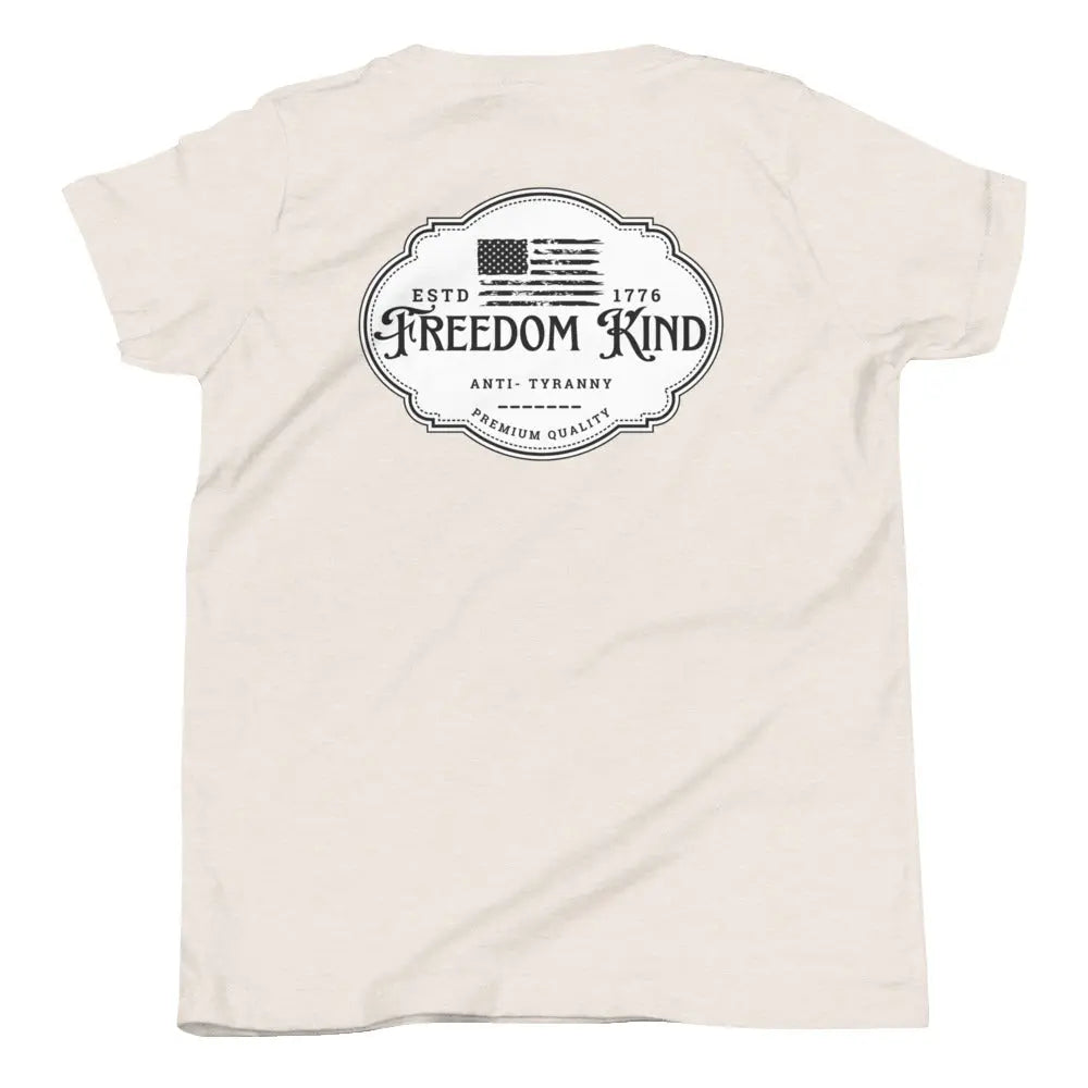 Anti-Tyranny 'Premium Quality' Youth Short Sleeve T-Shirt | Freedom Kind Apparel - Image #27