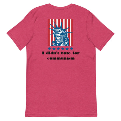 I Didn't Vote For Communism' T-shirt | Freedom Kind Apparel - Image #5