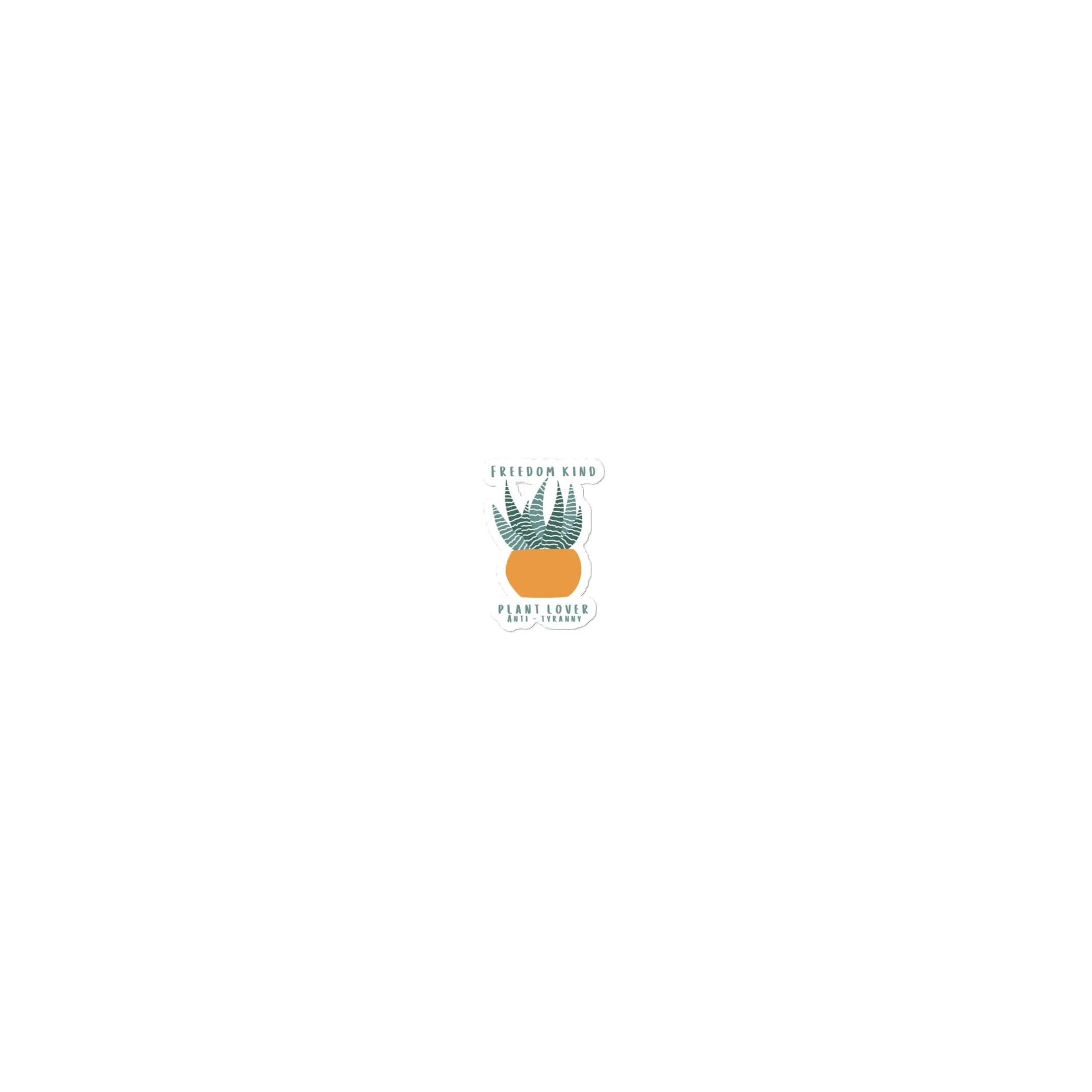 Plant Lover Anti-Tyranny Bubble-free Stickers | Freedom Kind - Image #4