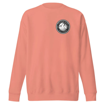 Premium Sweatshirt with Sea Scape Logo | Freedom Kind - Image #4