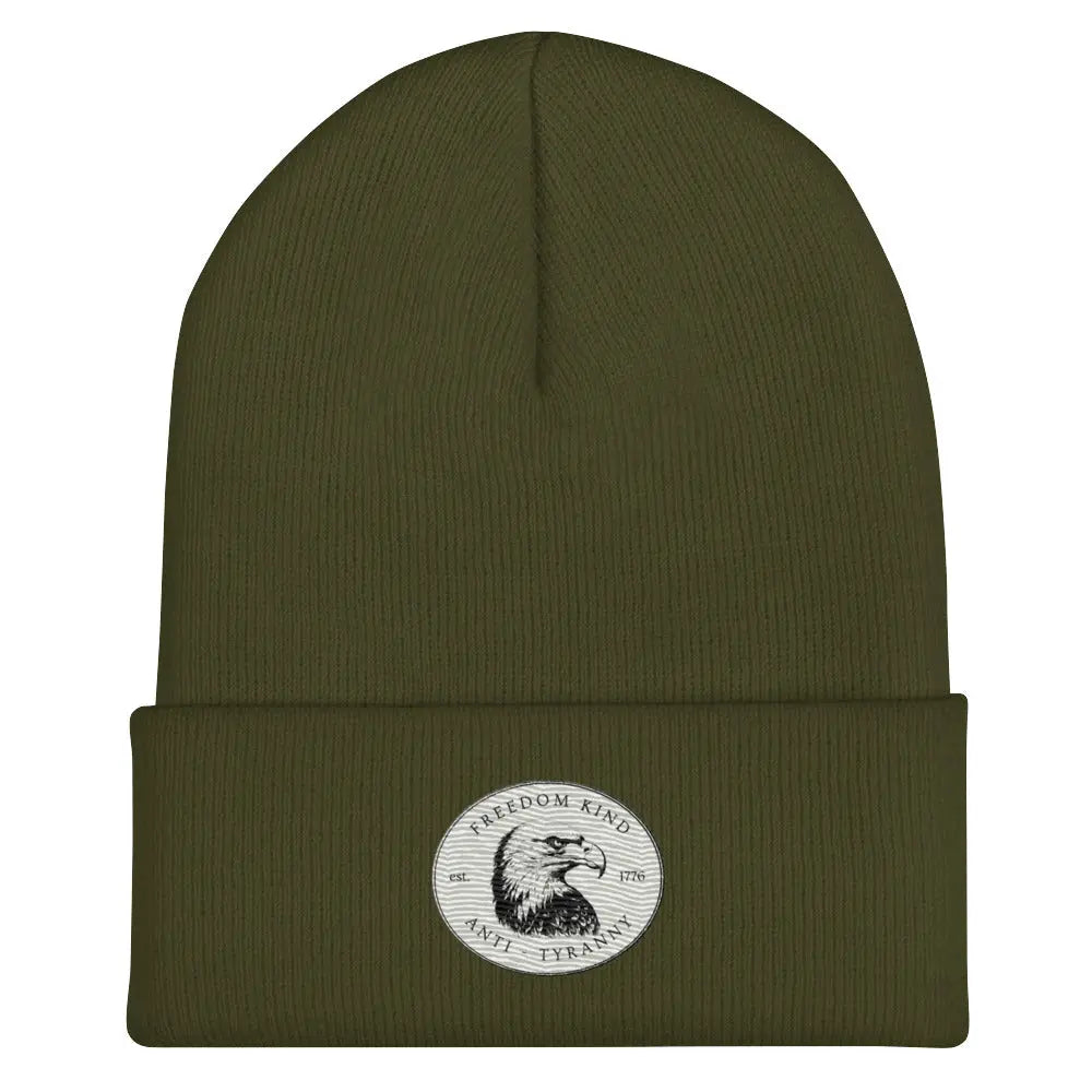 Freedom Kind Bald Eagle Logo Cuffed Beanie - Image #8