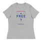 Land Of The Free ? Women's Relaxed T-Shirt | Freedom Kind Apparel - Image #17