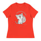 Freedom Kind Anti - Tyranny Kitten Women's Relaxed T-Shirt - Image #6