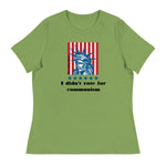 Women's Relaxed T-Shirt: 'I Didn't Vote For Communism' | Freedom Kind - Image #6