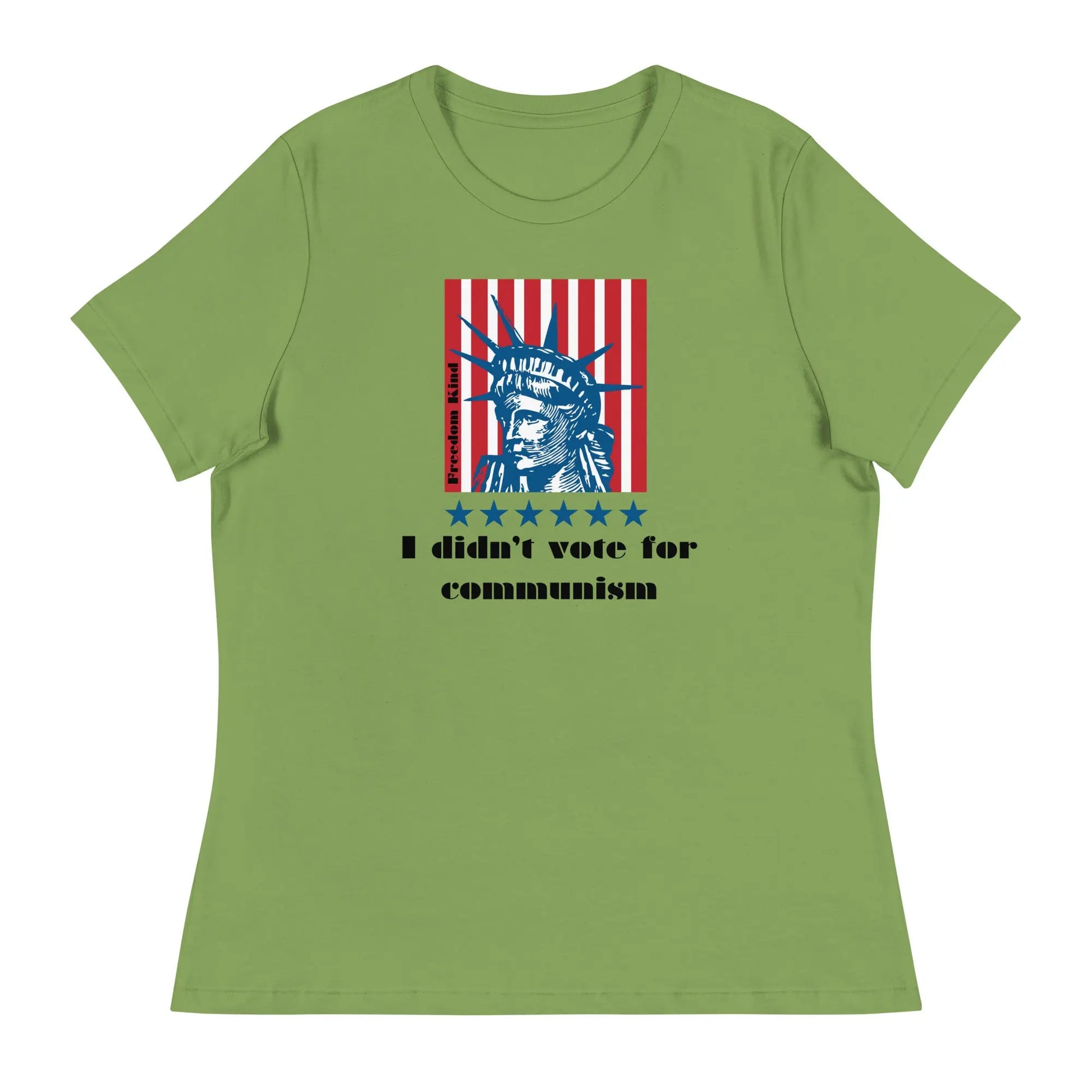 Women's Relaxed T-Shirt: 'I Didn't Vote For Communism' | Freedom Kind - Image #6
