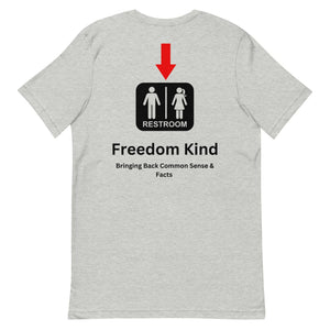 Just a Restroom Sign T-Shirt | Freedom Kind Apparel - Image #1