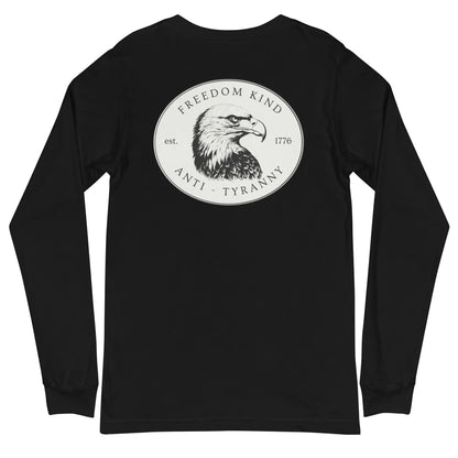 Freedom Kind Bald Eagle Logo Long Sleeve Tee - Image #3