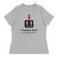 Just a Restroom Sign Women's Relaxed T-Shirt | Freedom Kind Apparel - Image #12