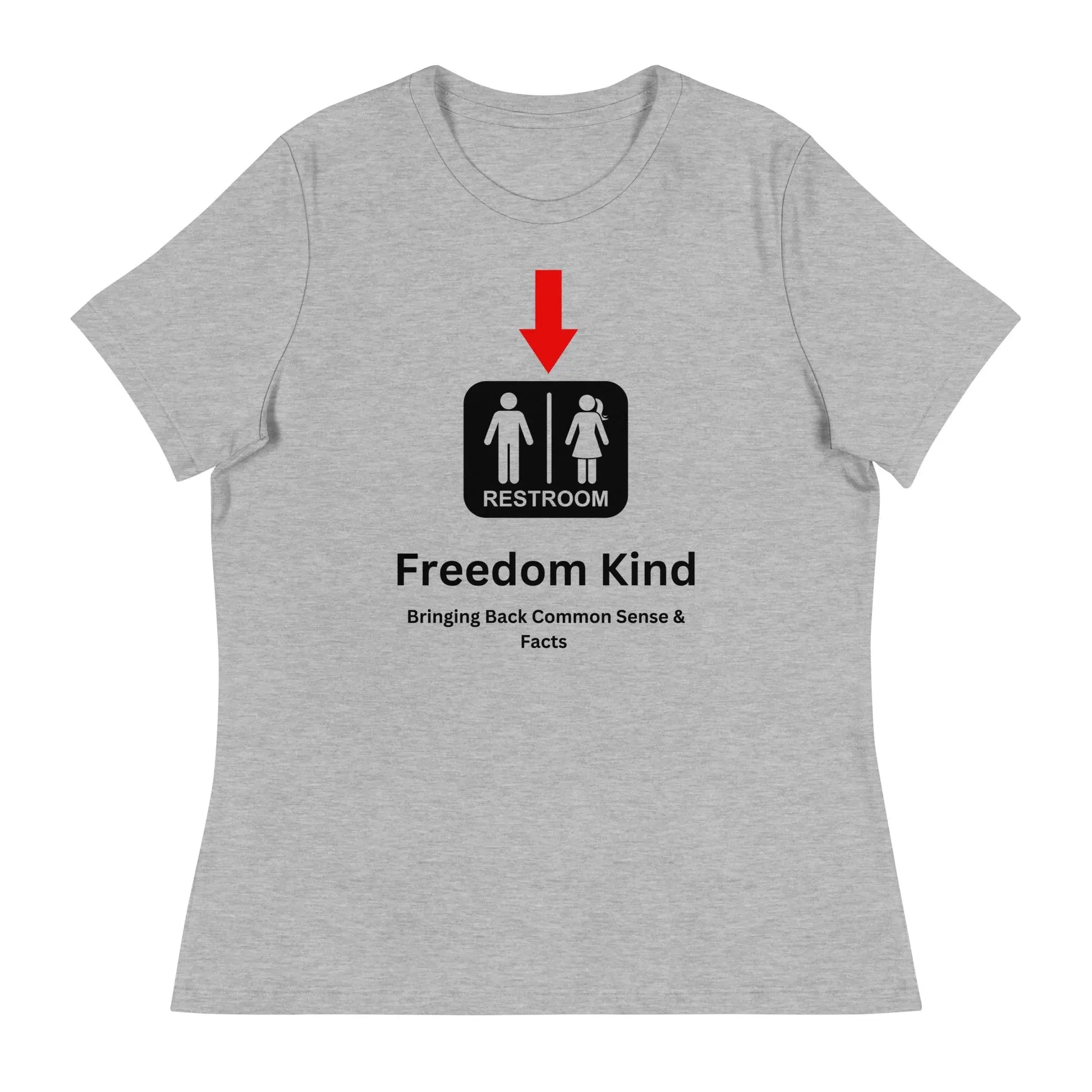 Just a Restroom Sign Women's Relaxed T-Shirt | Freedom Kind Apparel - Image #12
