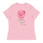 Women's Relaxed T-Shirt with Rose Design | Freedom Kind Apparel - Image #25