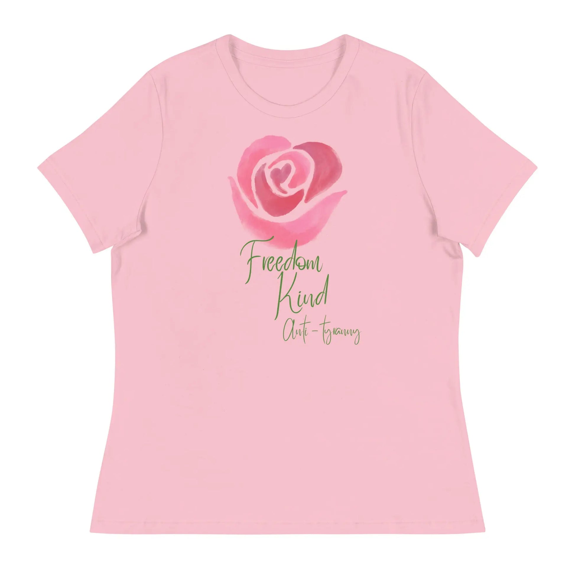 Women's Relaxed T-Shirt with Rose Design | Freedom Kind Apparel - Image #25
