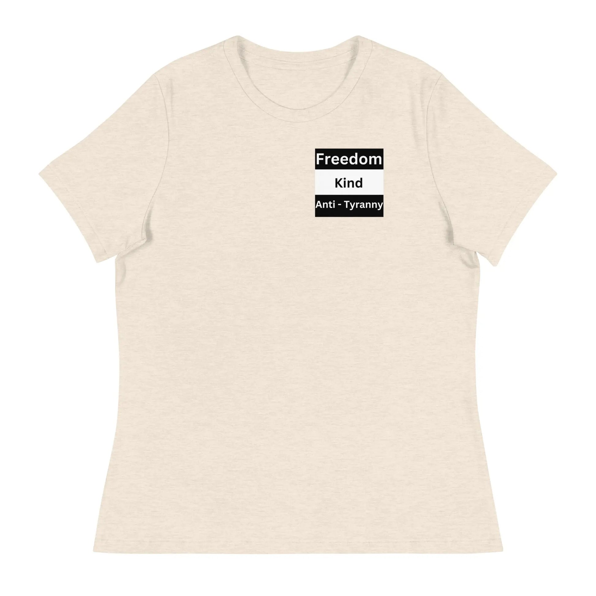 Freedom Kind "Leave Our Kids Alone" Women's Relaxed T-Shirt - Image #50