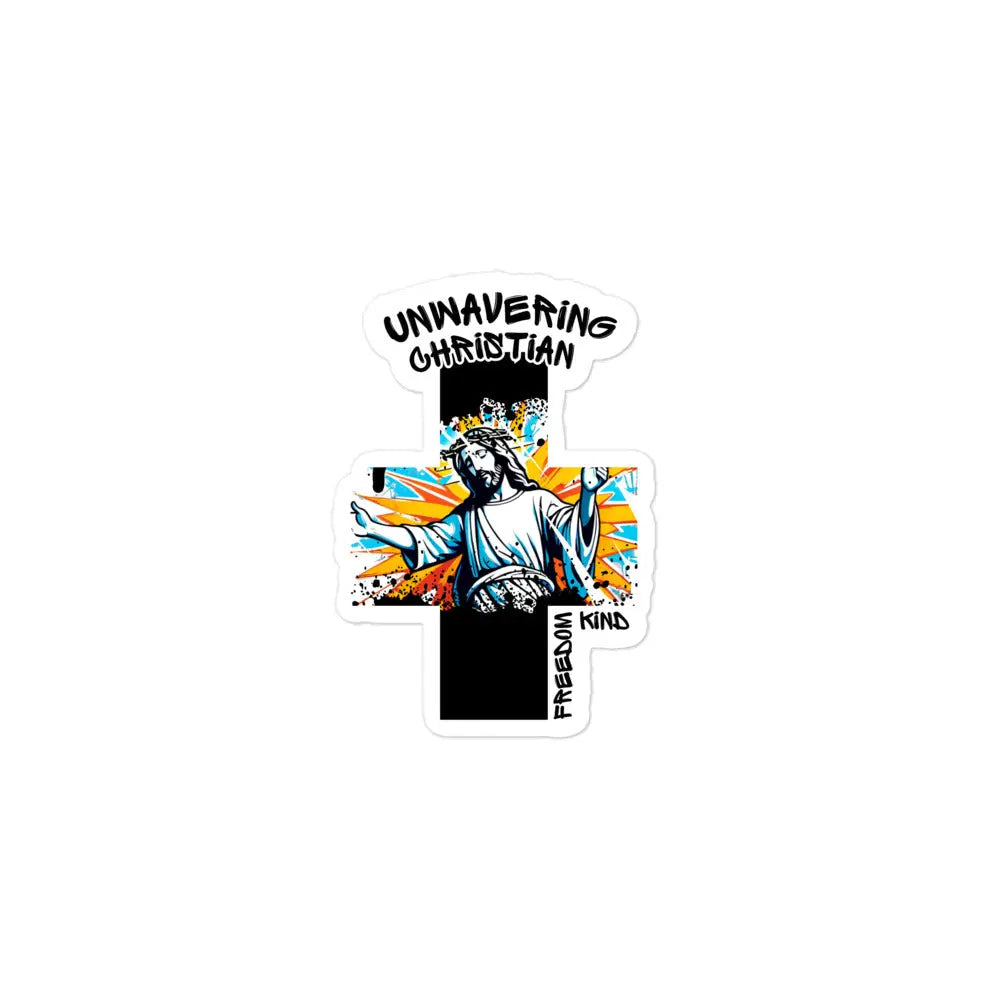 Unwavering Christian | Bubble-free Stickers - Image #2