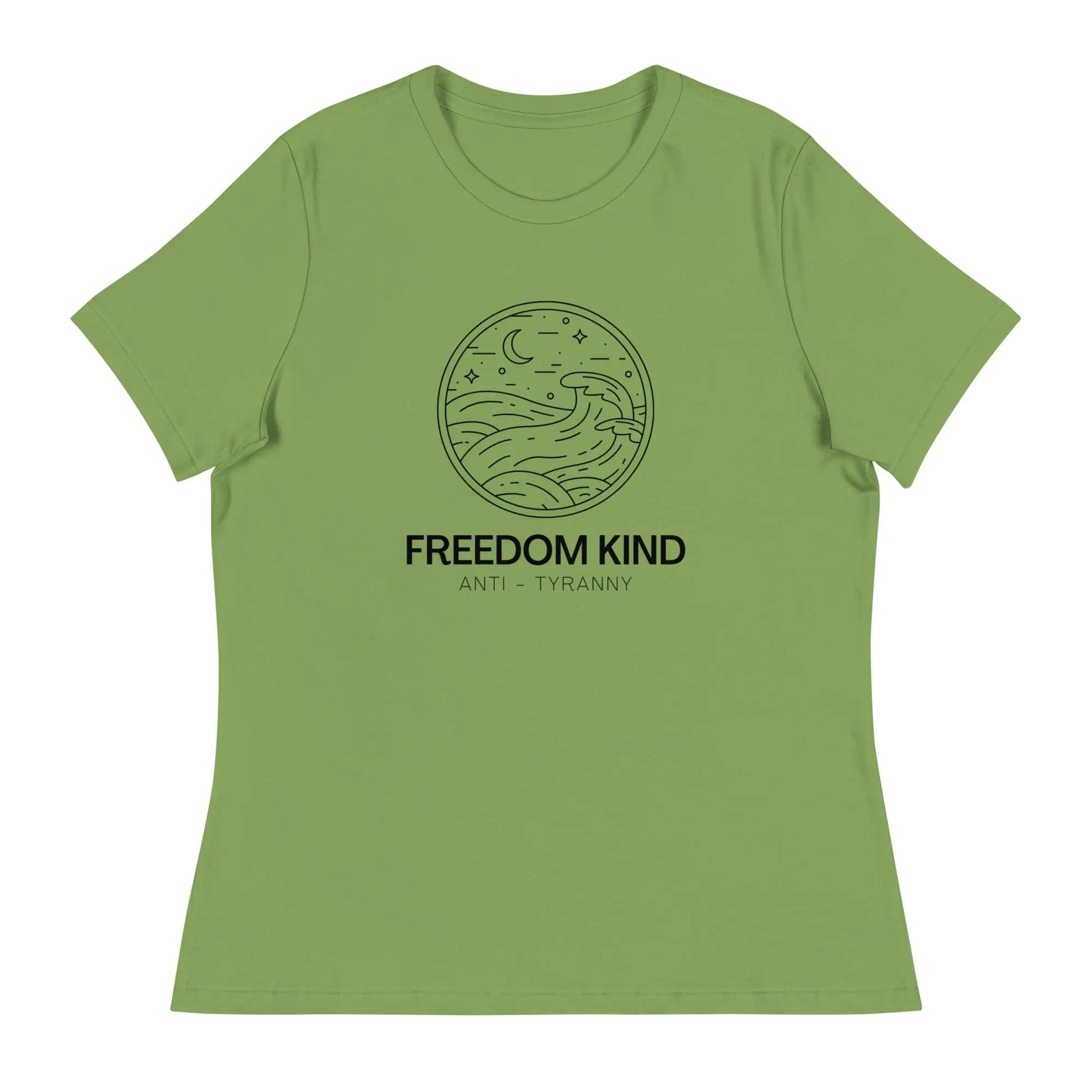 Women's Relaxed T-Shirt: Night Seas | Freedom Kind Apparel - Image #10