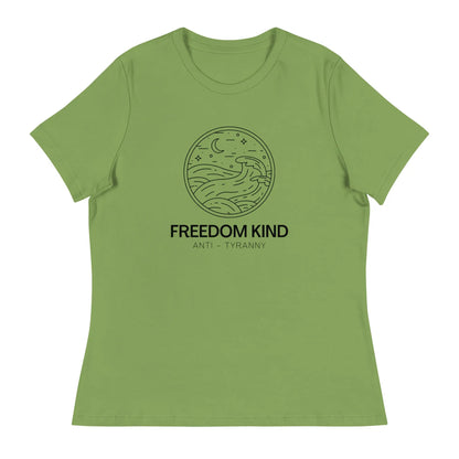 Women's Relaxed T-Shirt: Night Seas | Freedom Kind Apparel - Image #10