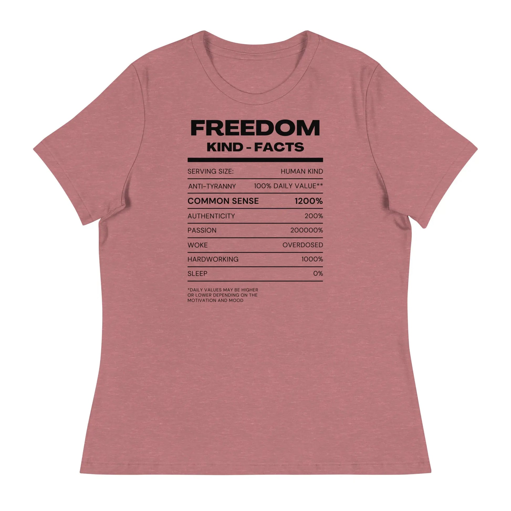 FK Food Label Women's Relaxed T-Shirt | Freedom Kind Apparel - Image #8