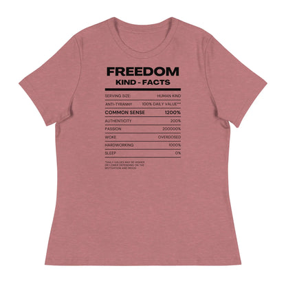 FK Food Label Women's Relaxed T-Shirt | Freedom Kind Apparel - Image #8