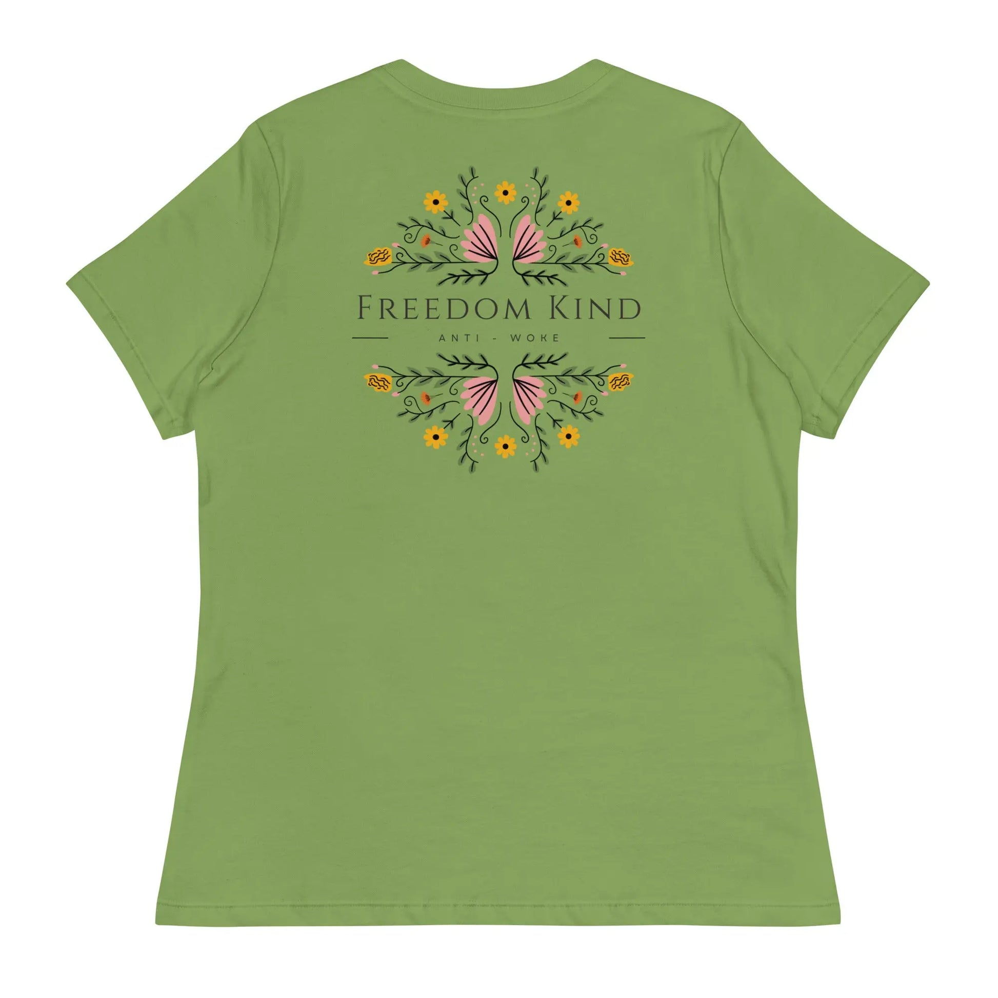 Freedom Kind Anti - Woke Women's Relaxed T-Shirt - Image #15