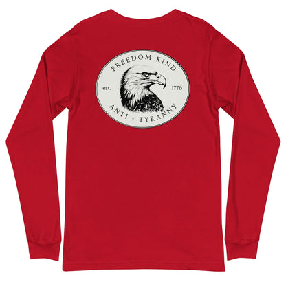 Freedom Kind Bald Eagle Logo Long Sleeve Tee - Image #9