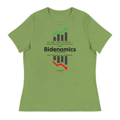 Women's Relaxed T-Shirt: Bidenomics 'It's Simple Math' | Freedom Kind Apparel - Image #11