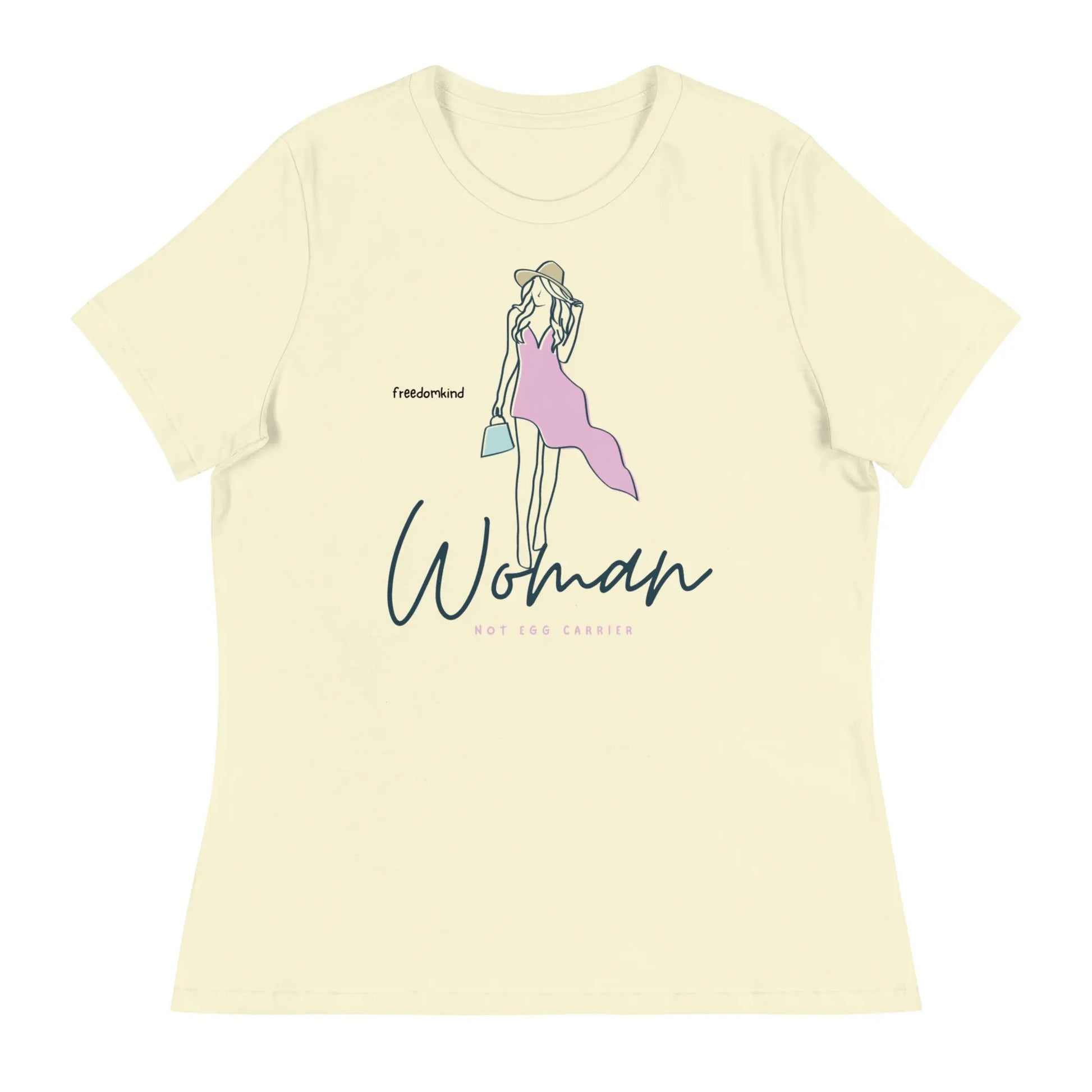 Women's Relaxed T-Shirt: 'Motherhood in Progress' | 'I'm Not Carrying an Egg, It's a Baby!' | Freedom Kind - Image #25