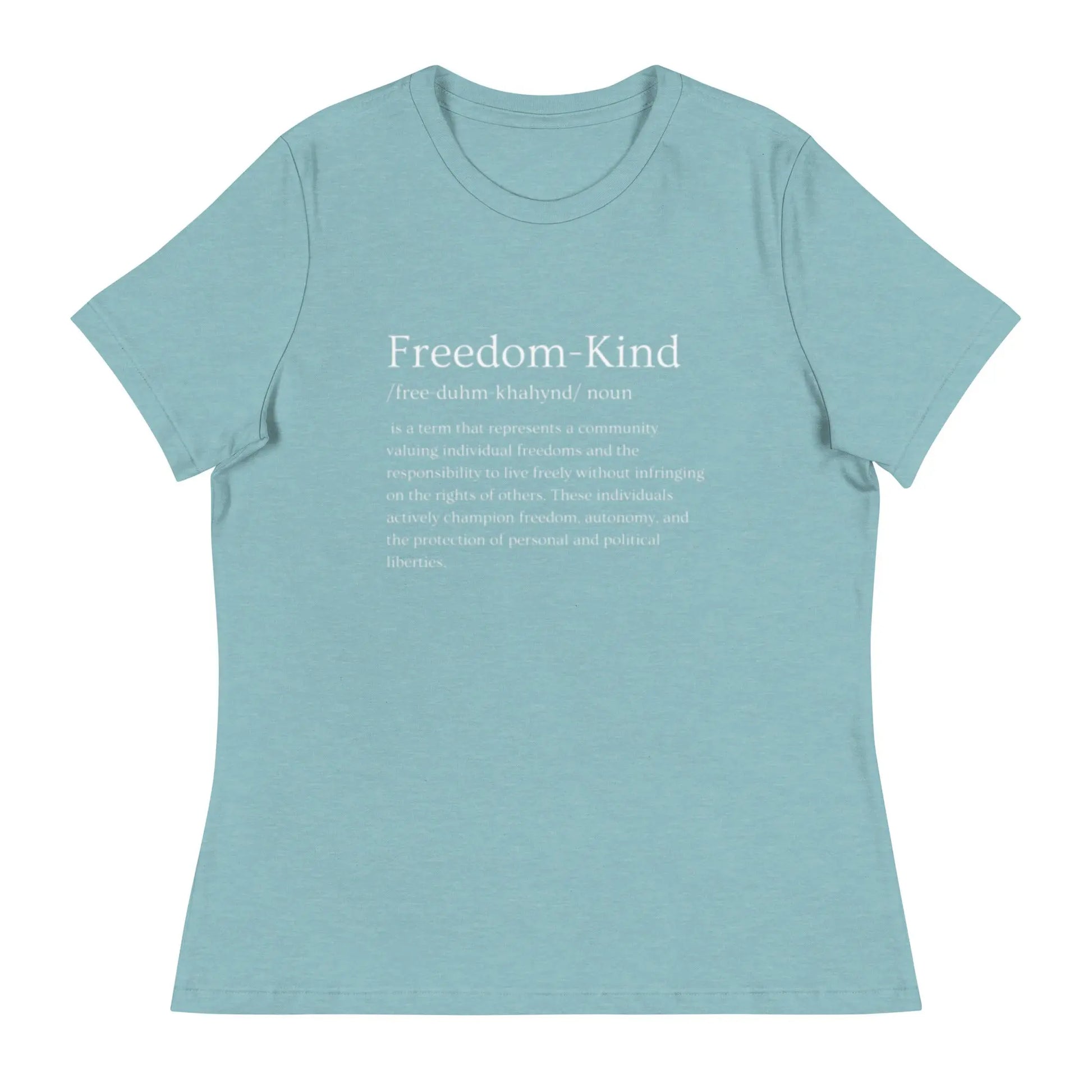 Freedom Kind Definition Women's Relaxed T-Shirt - Image #10
